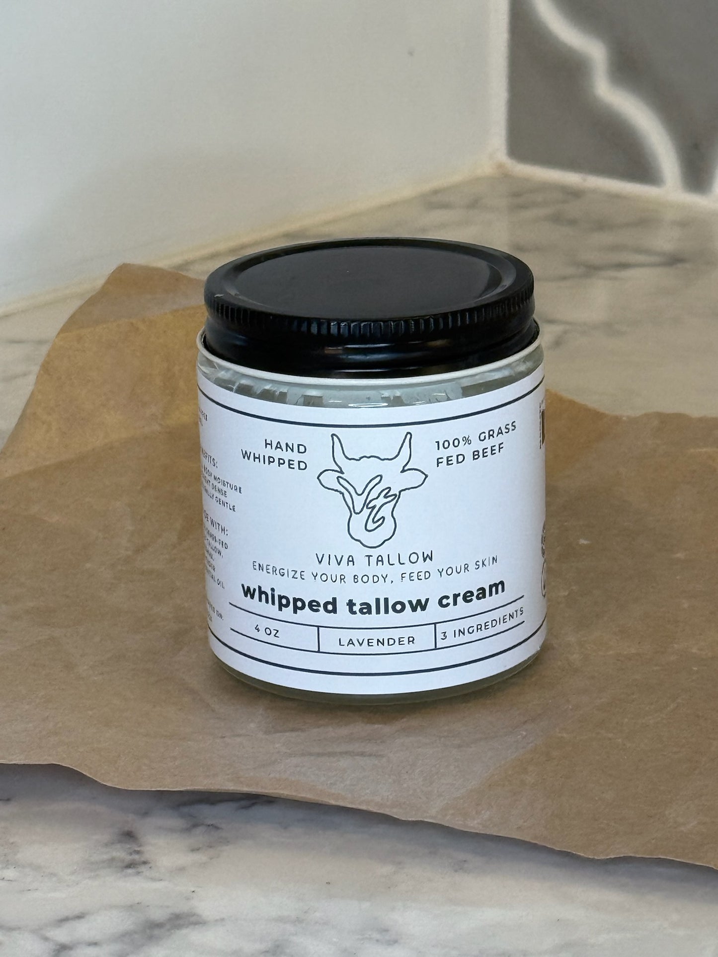 Viva Tallow Whipped Tallow Cream- Lavender