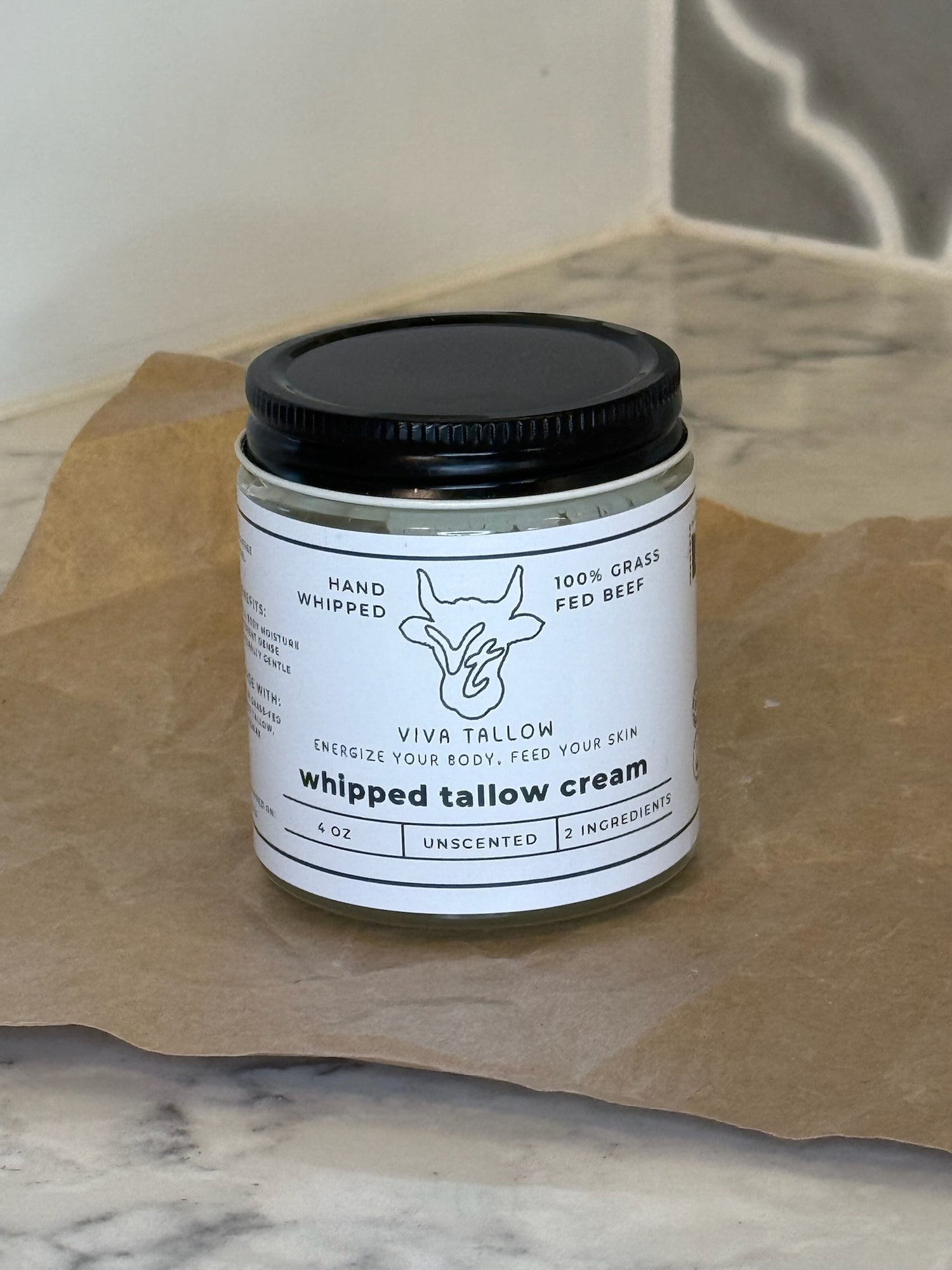 Viva Tallow Whipped Tallow Cream- Unscented