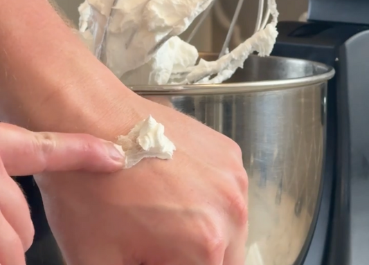 Tallow application on hand