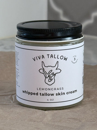 Whipped Tallow Skin Cream (4 oz)