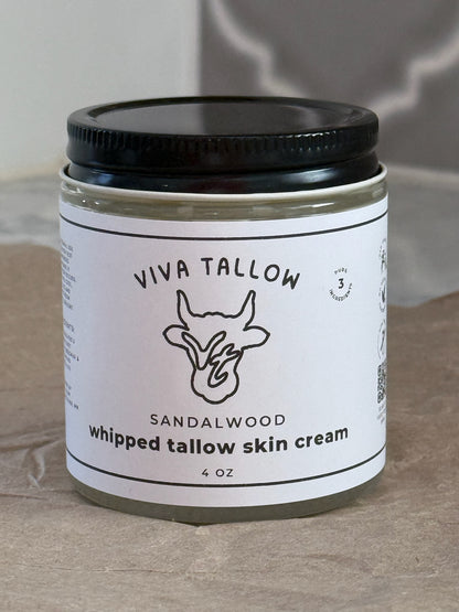 Whipped Tallow Skin Cream (4 oz)