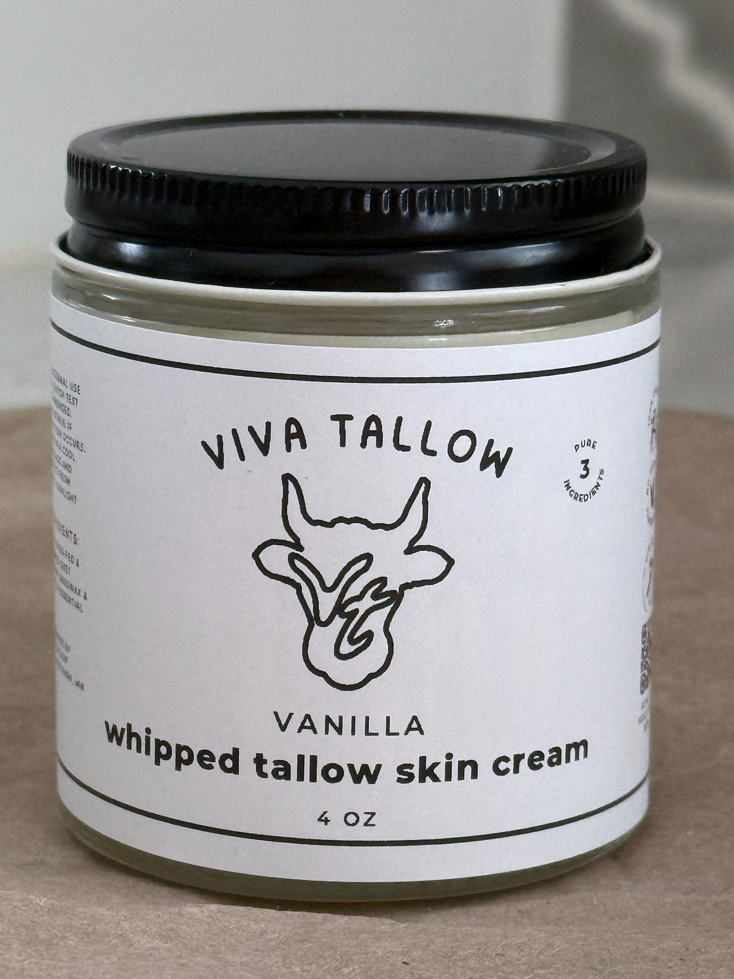 Whipped Tallow Skin Cream (4 oz)
